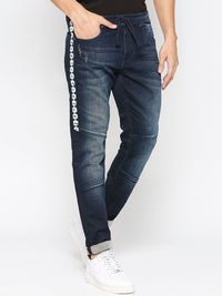 Being Human Men Mid Rise Clean Look Heavy Fade Jeans