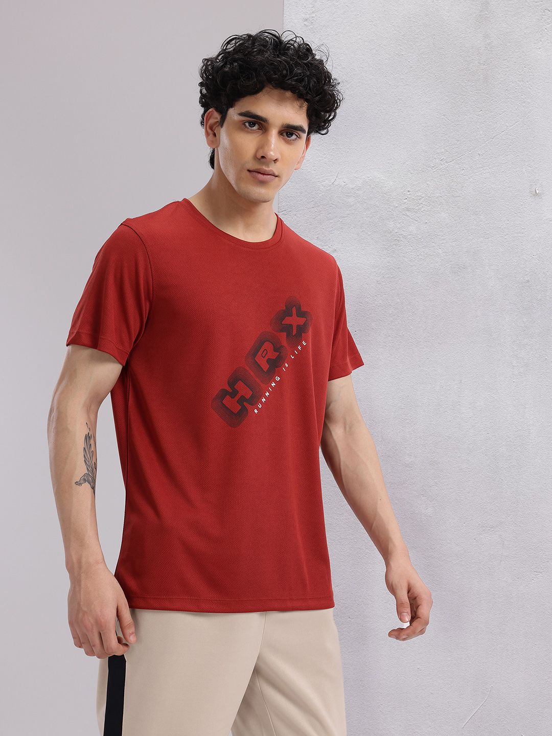 HRX by Hrithik Roshan Printed Running T-shirt
