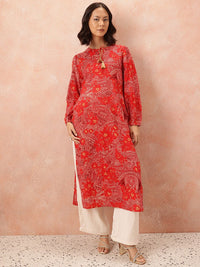 all about you Printed Straight Kurta