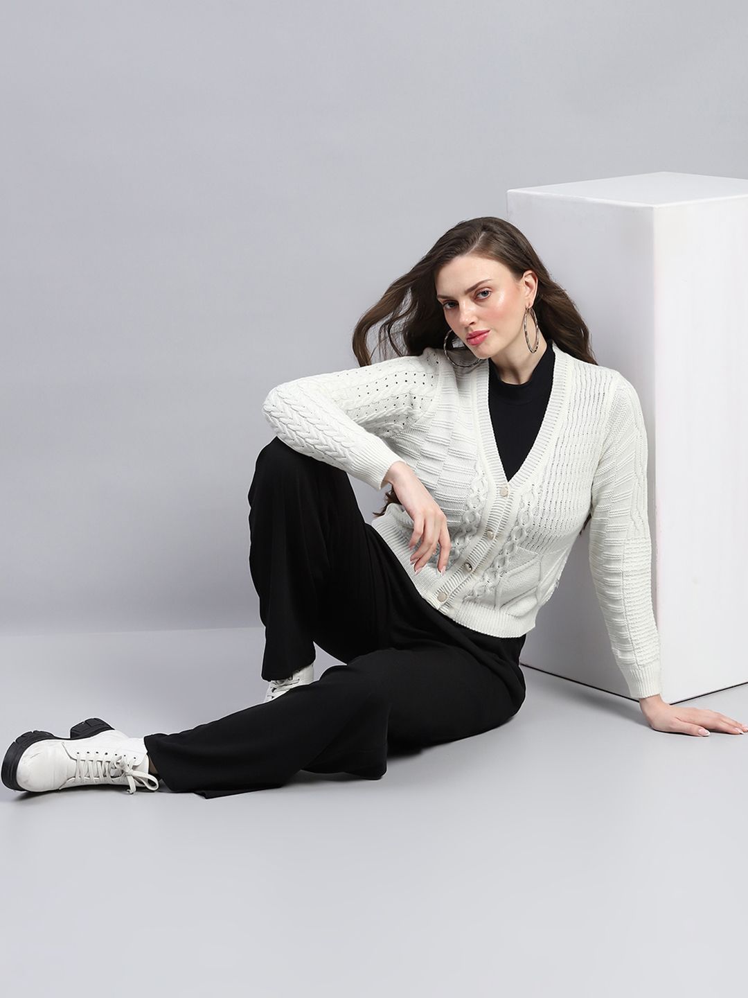 Monte Carlo Cable Knit Cardigan Sweaters