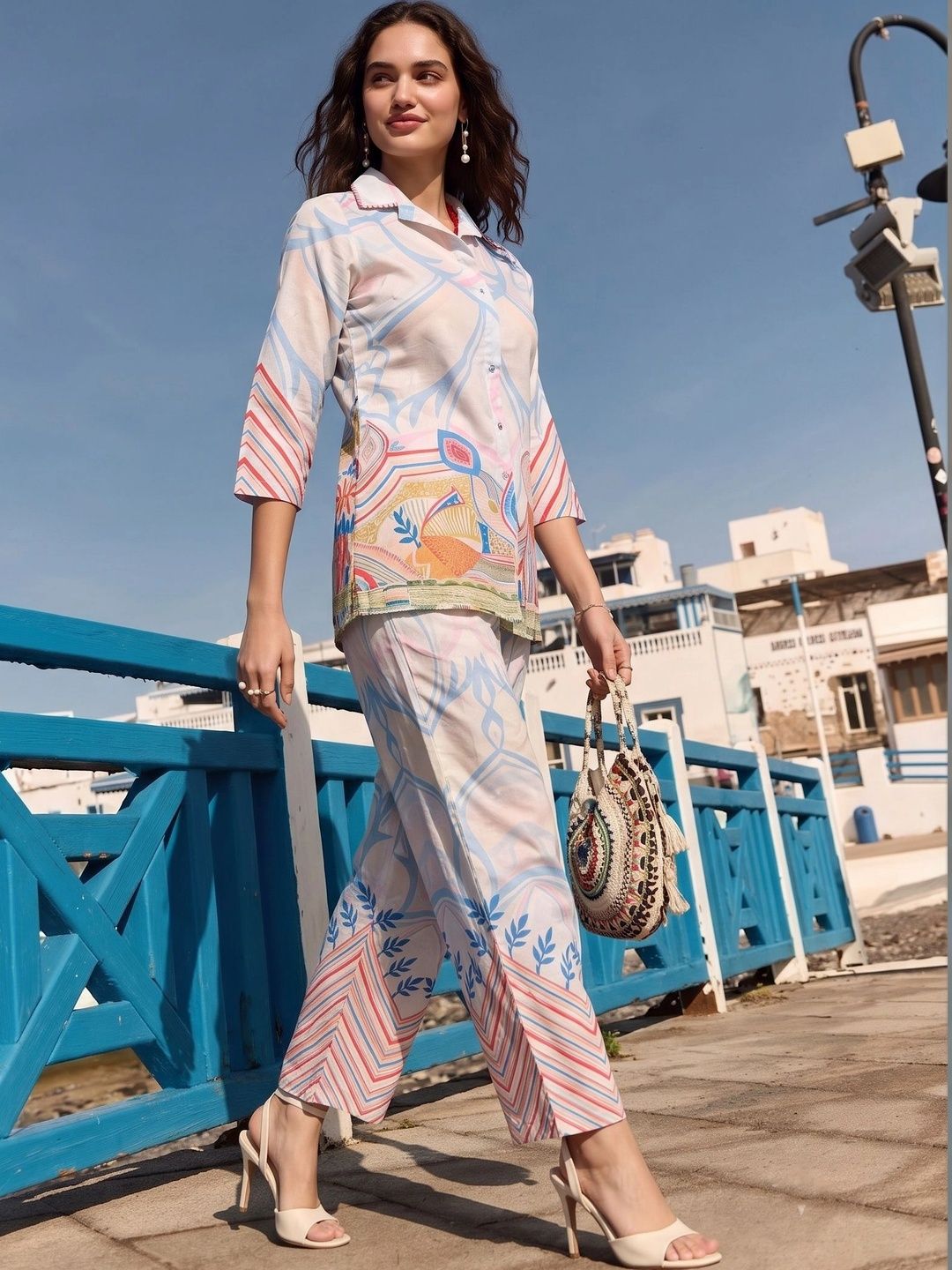Twelve South Printed Top dengan Seluar