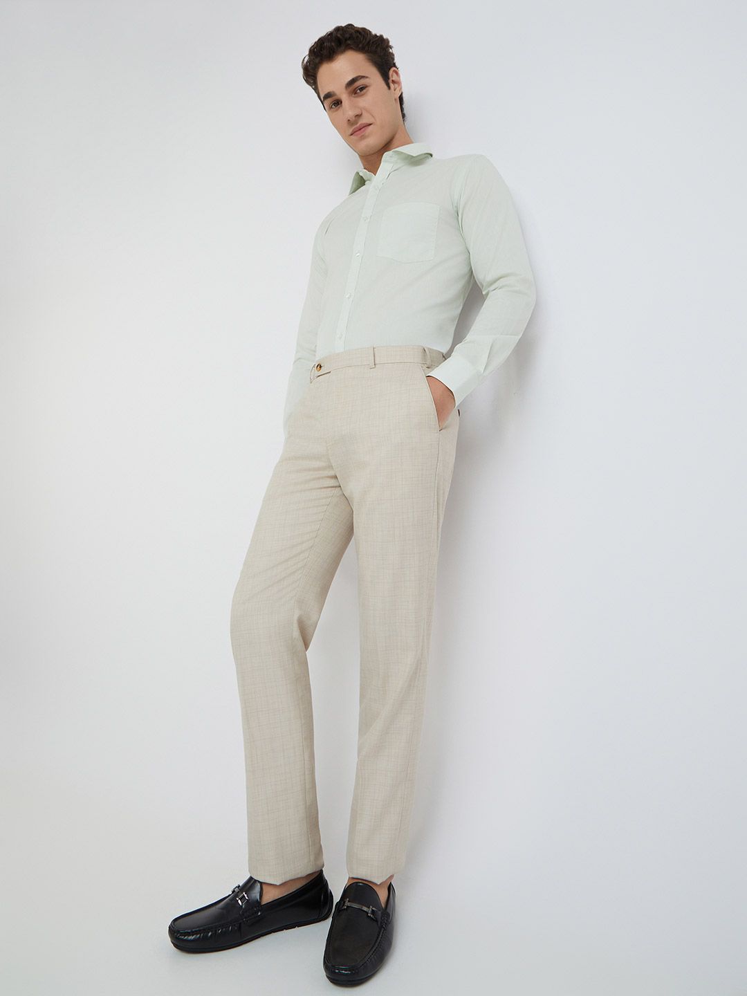 Park Avenue Pure Cotton Slim Fit Opaque Formal Shirt