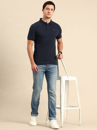 Being Human Polo Collar Pure Cotton T-shirt