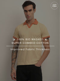 DILLINGER Men Short Sleeve Regular Fit Solid Polo Tshirt