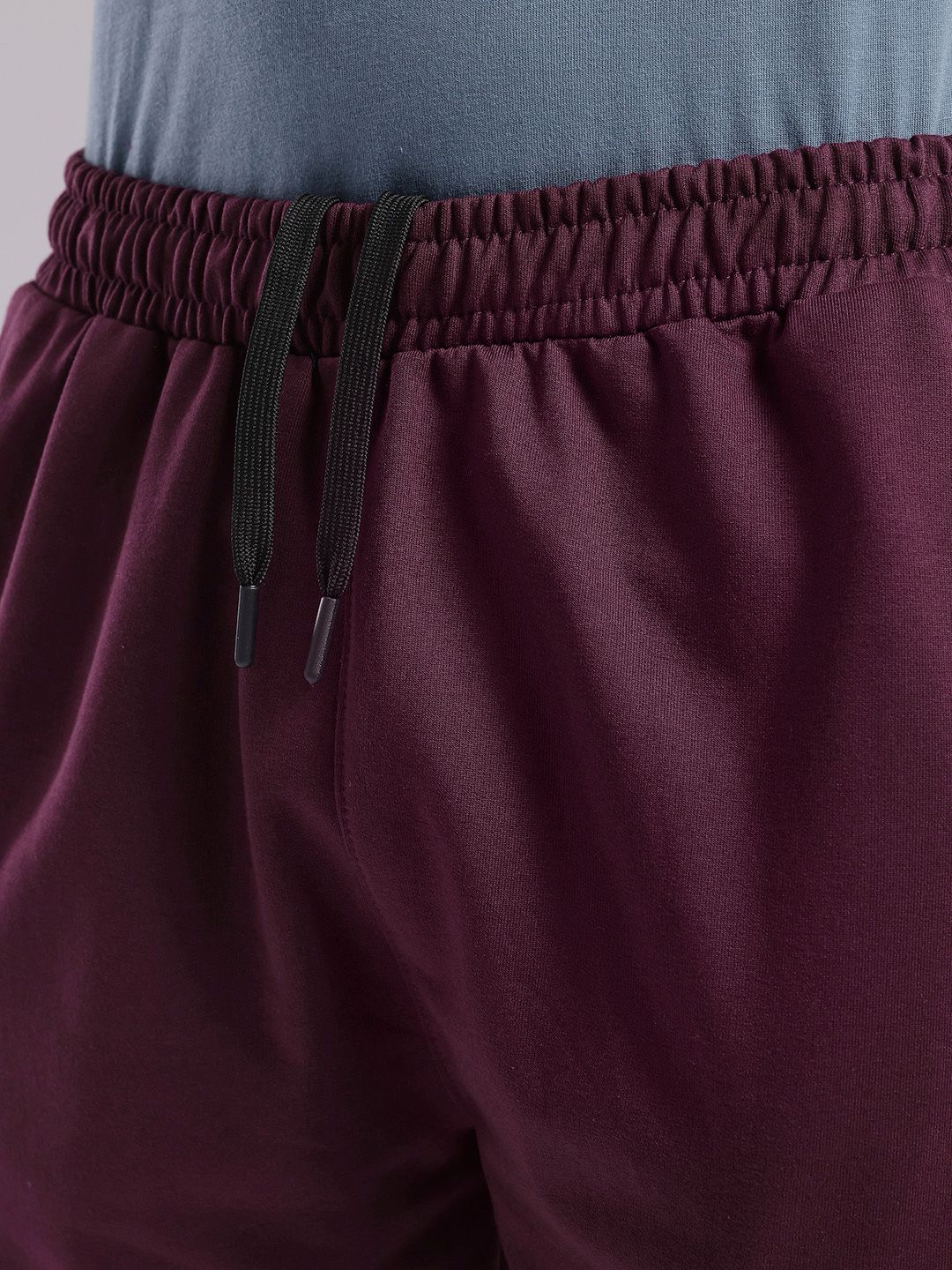 HRX by Hrithik Roshan Men Contrast Piping Mid-Rise Lifestyle Track Pants