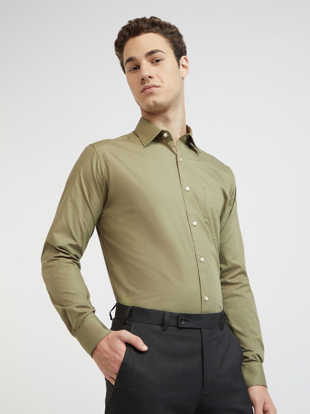 Raymond Pure Cotton Slim Fit Formal Shirt