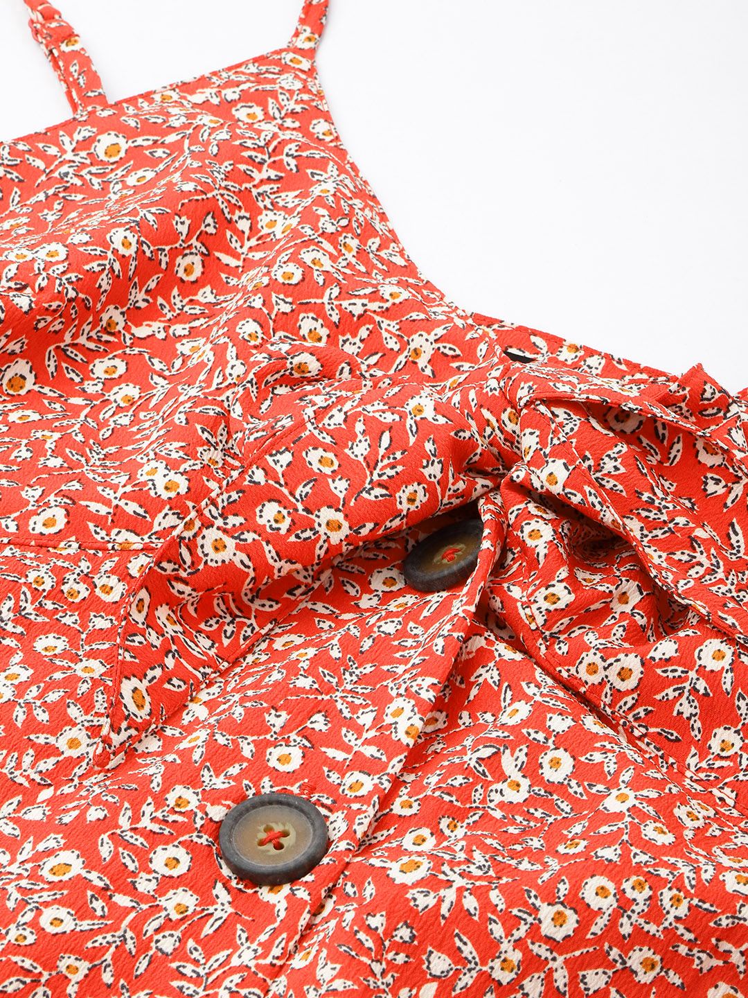 DressBerry Floral Powerhouse Ruffled A-Line Dress