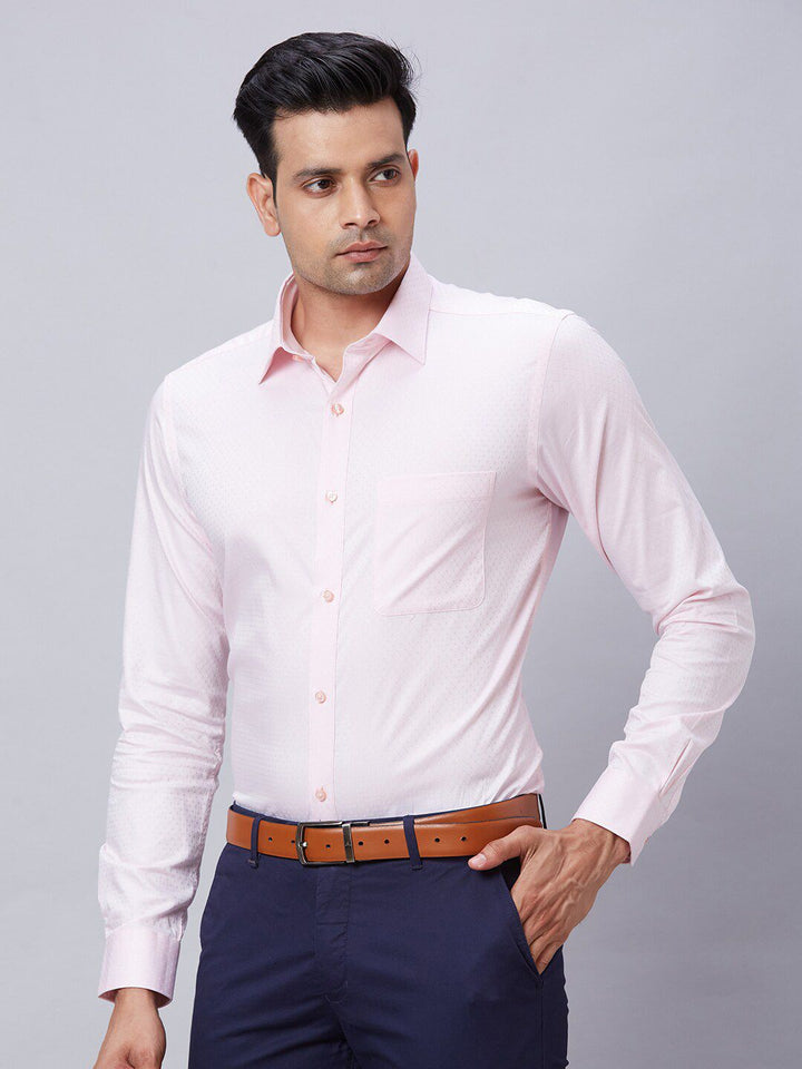 Raymond Self Designed Pure Cotton Slim Fit Formal Shirt