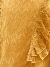 Cutiekins Girls Self Design Ruffles Top