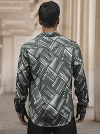 Powerlook Men Opaque Printed Casual Shirt
