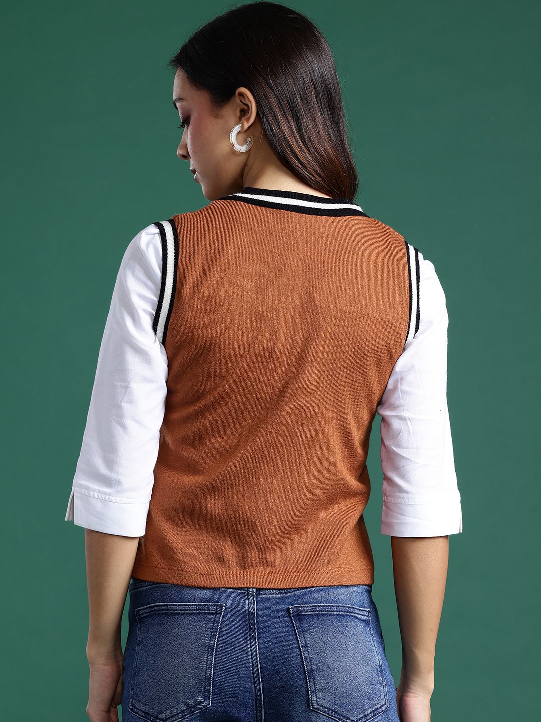 DressBerry Acrylic Sweater Vest