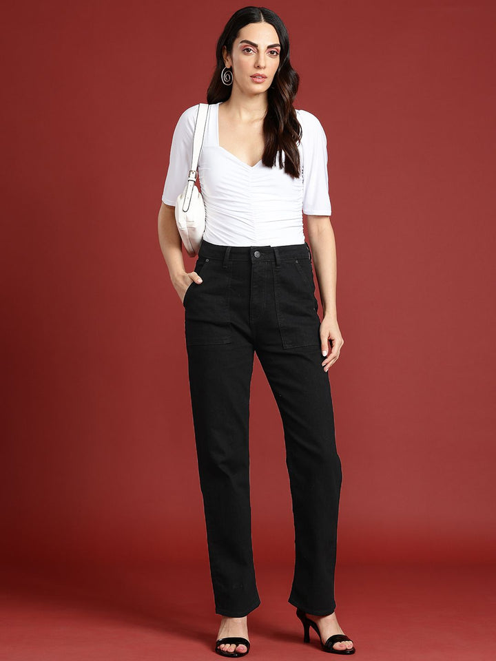 all about you Women Straight Fit Stretchable Jeans