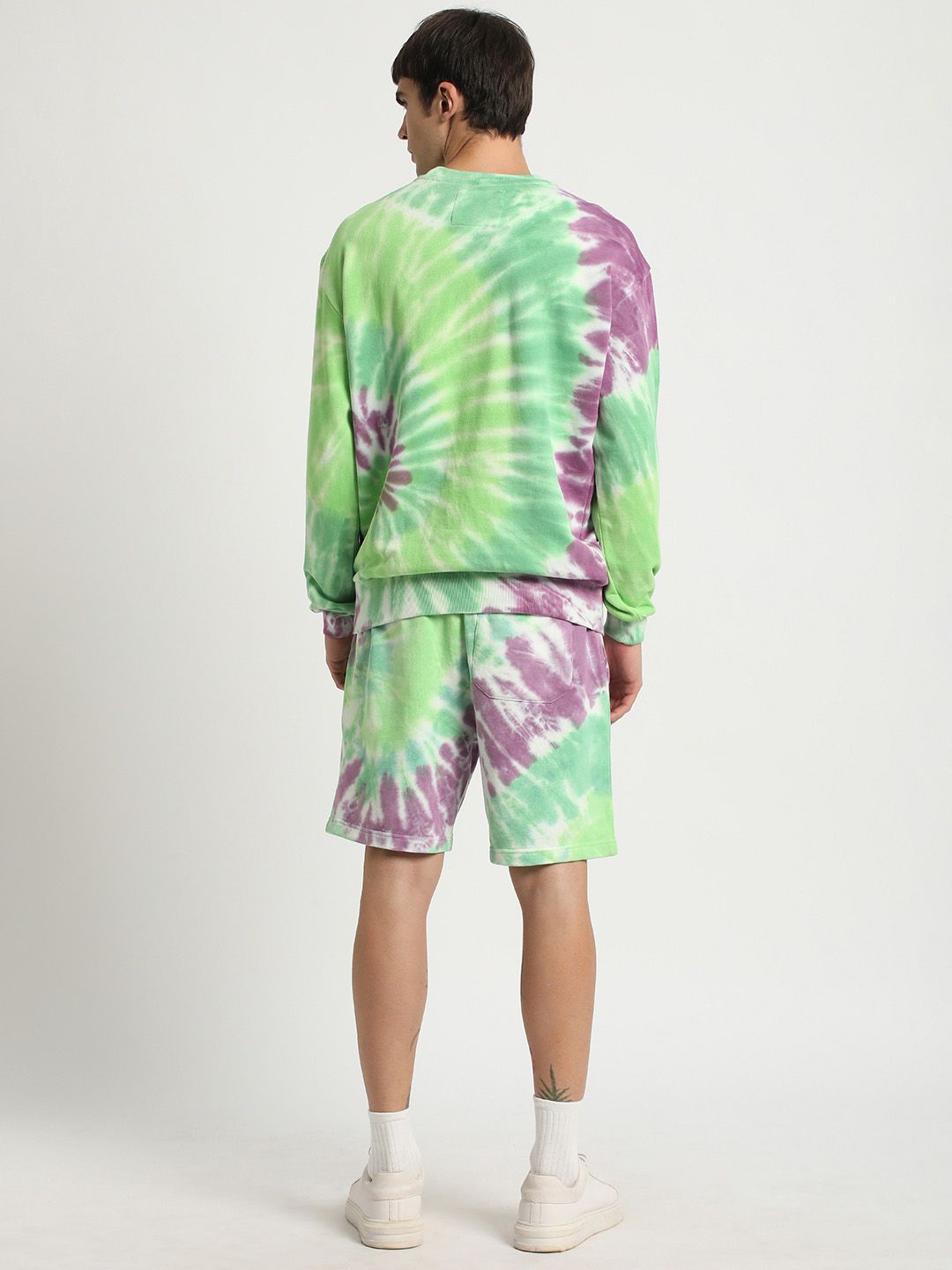 THE BEAR HOUSE Tie & Dye Pure Cotton Pullover