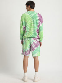 THE BEAR HOUSE Tie & Dye Pure Cotton Pullover