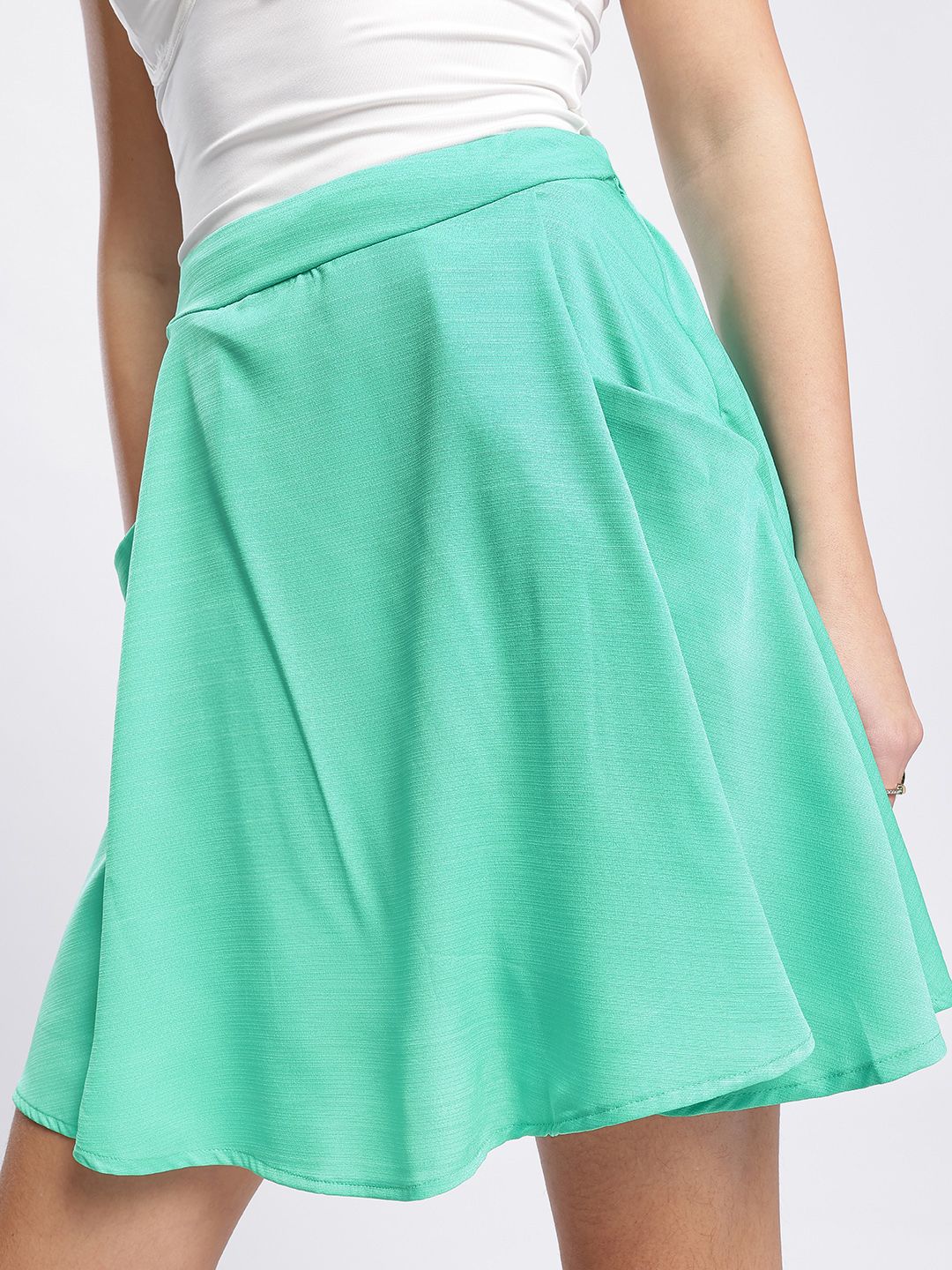 DressBerry Timeless Twirl Pleated A-Line Mini Skirt