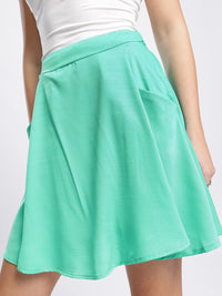 DressBerry Timeless Twirl Pleated A-Line Mini Skirt