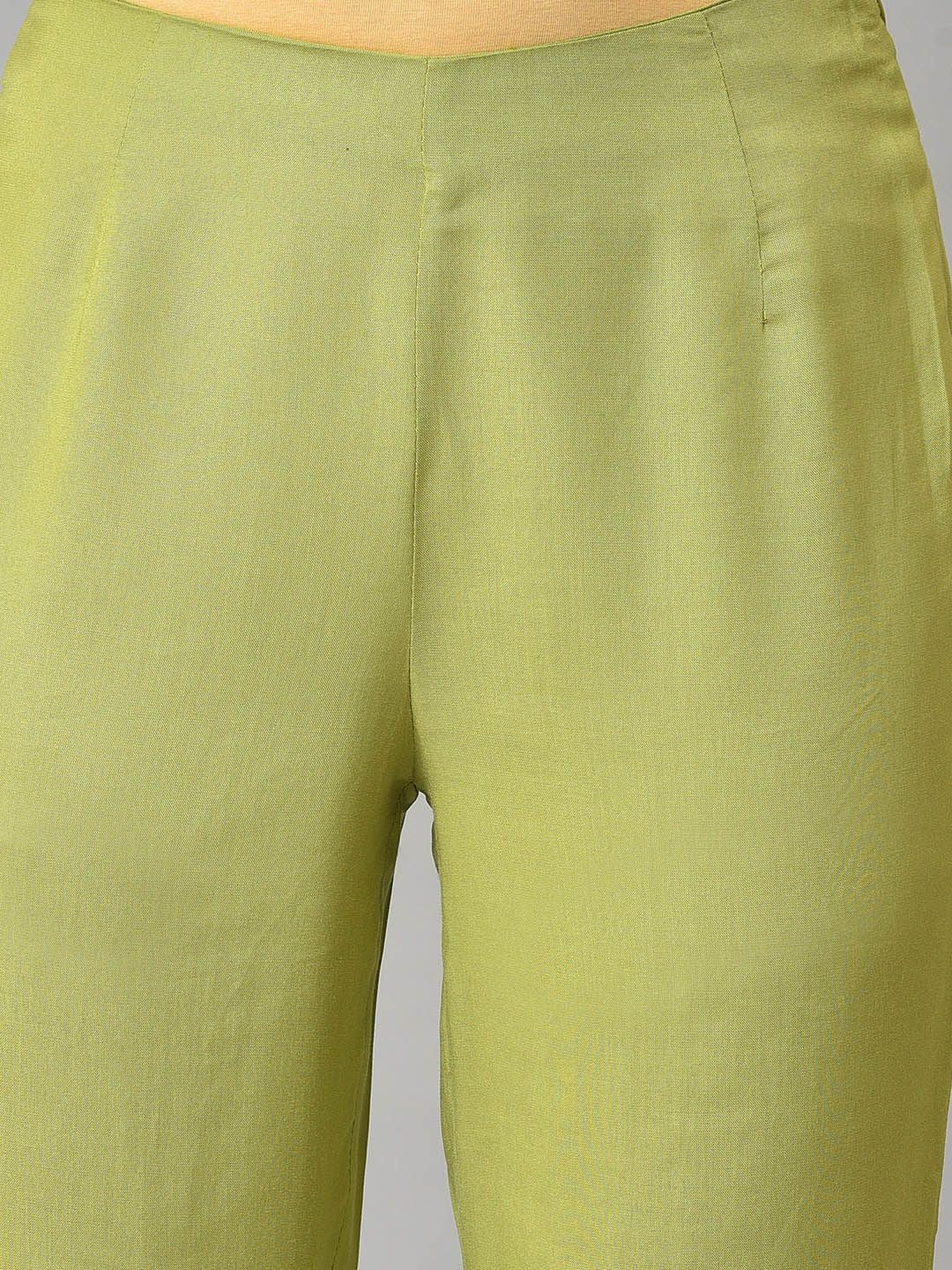 W Women Viscose Rayon Regular Fit Trouser