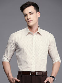 Raymond Slim Fit Striped Pure Cotton Formal Shirt