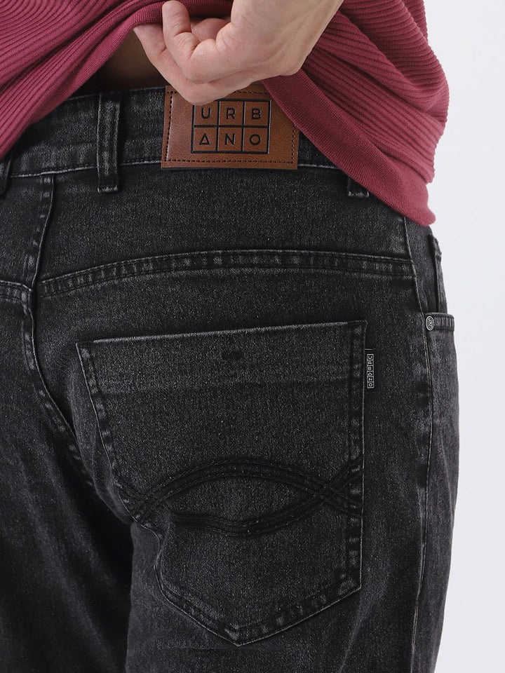 Urbano Fashion Men Mid Rise Light Fade Stretchable Bootcut Jeans