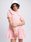 DressBerry Cherry Blossom Charm Drop-Waist Mini Dress