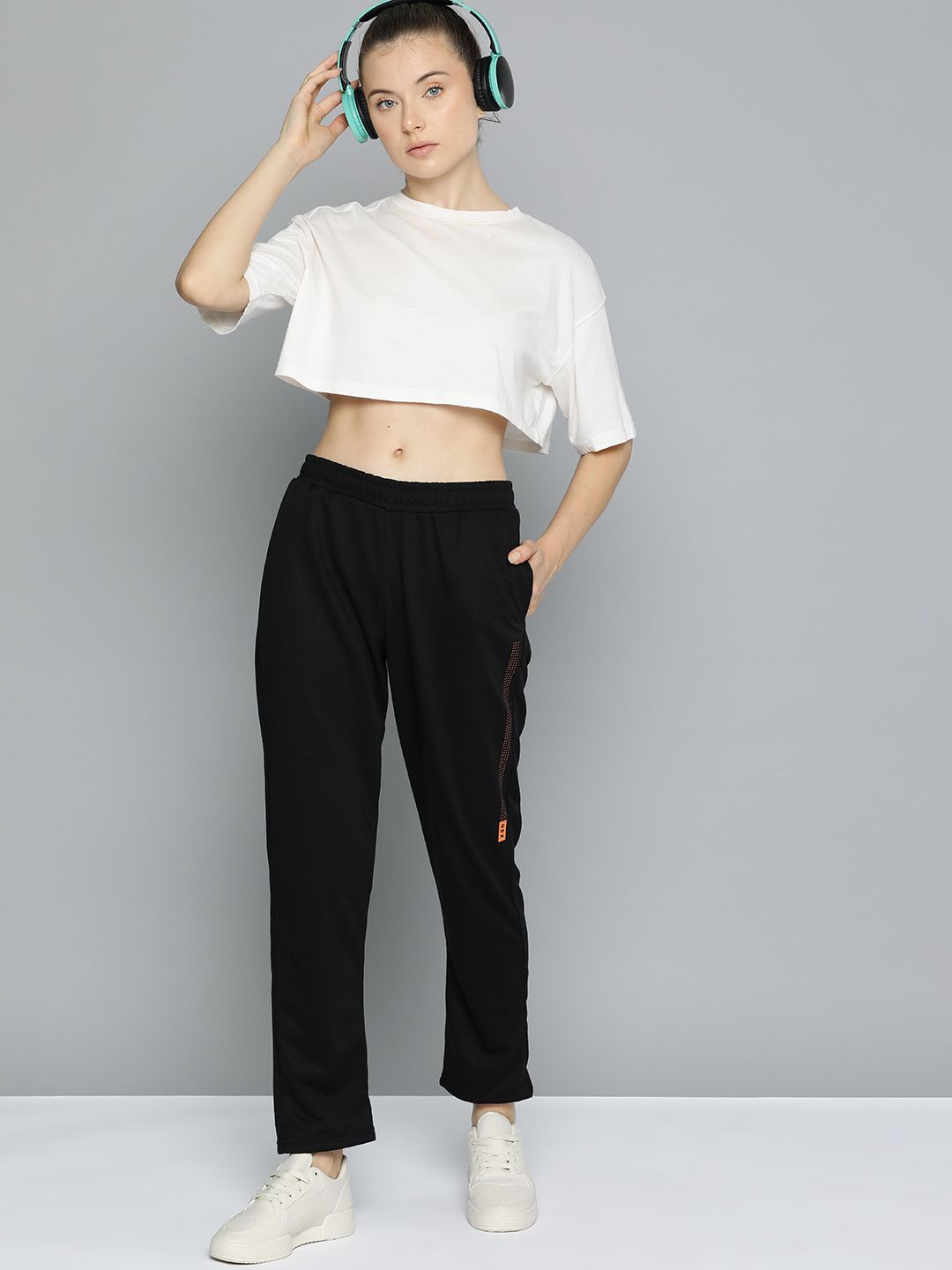 HRX by Hrithik Roshan Women Solid Track Pants