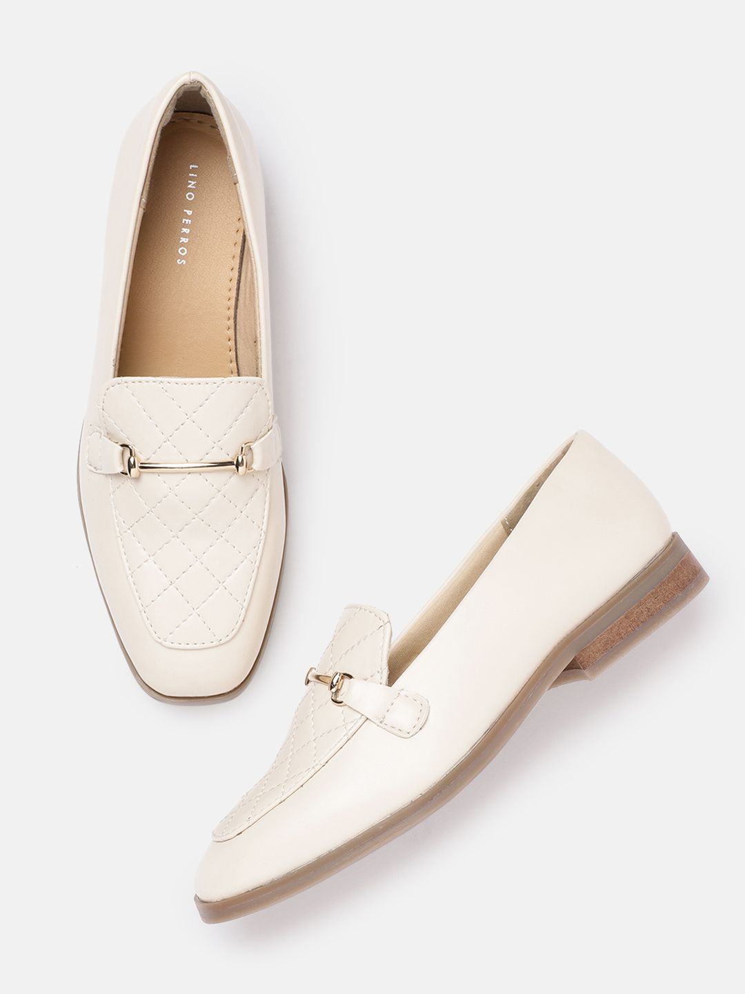 Lino Perros Women Woven Design Loafers