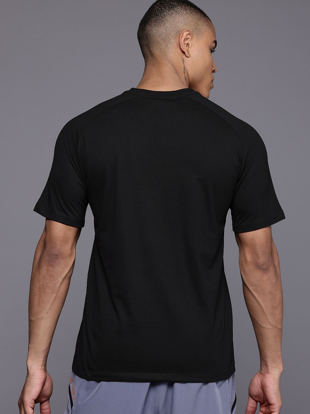 HRX by Hrithik Roshan Brand Logo Rapid-Dry Training T-shirt