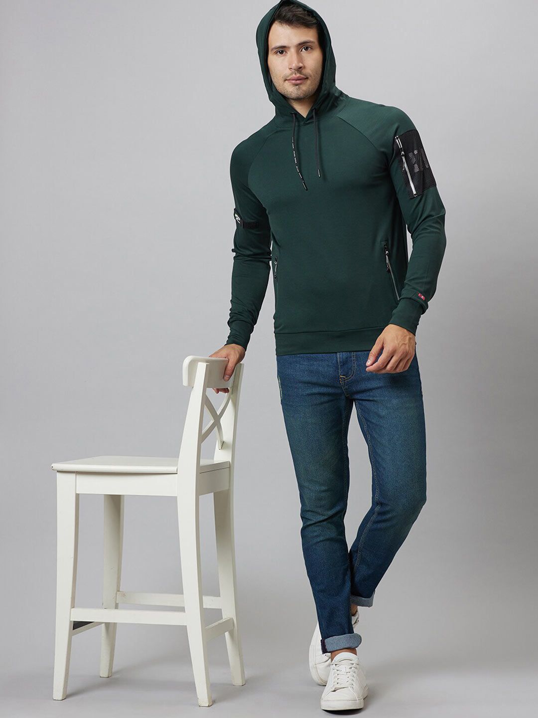 Being Human Long Sleeves Hooded Pullover