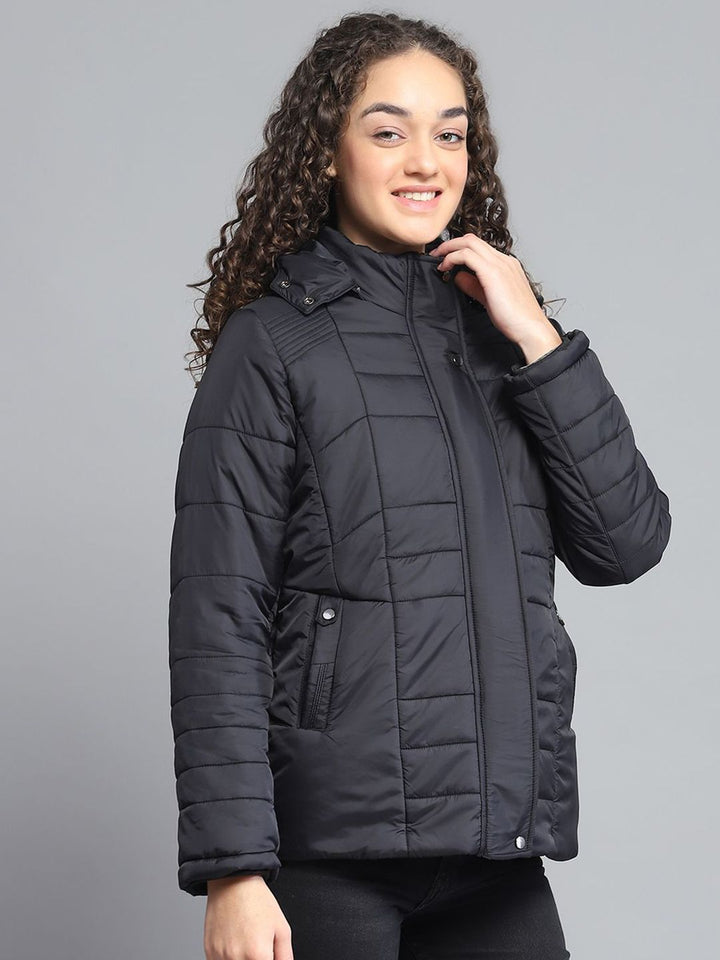 Monte Carlo Women Hooded Solid Casual Lightweight Padded Jacket