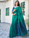 KALINI Woven Design Silk Blend Saree