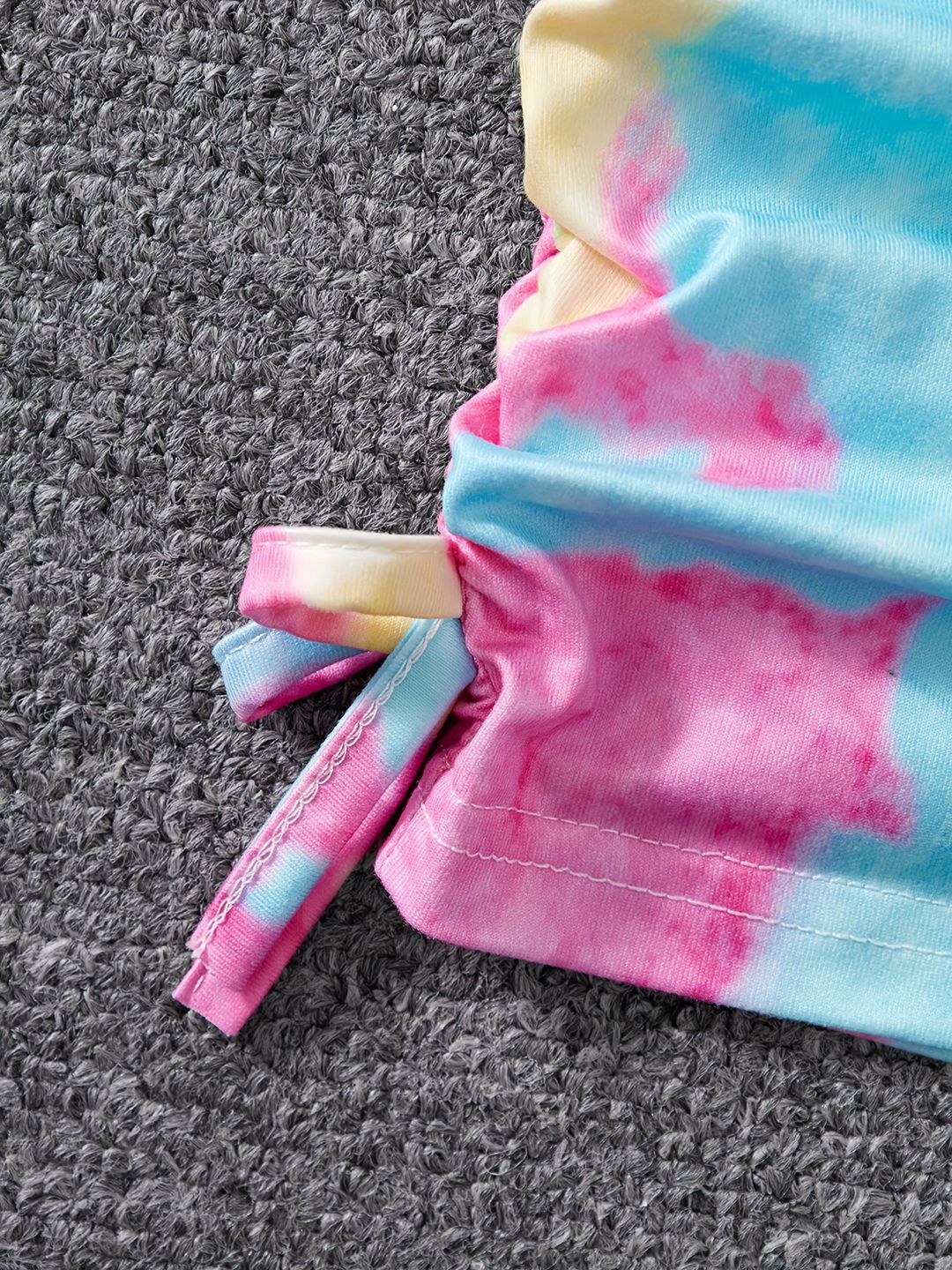 YK Print Blouson Dress