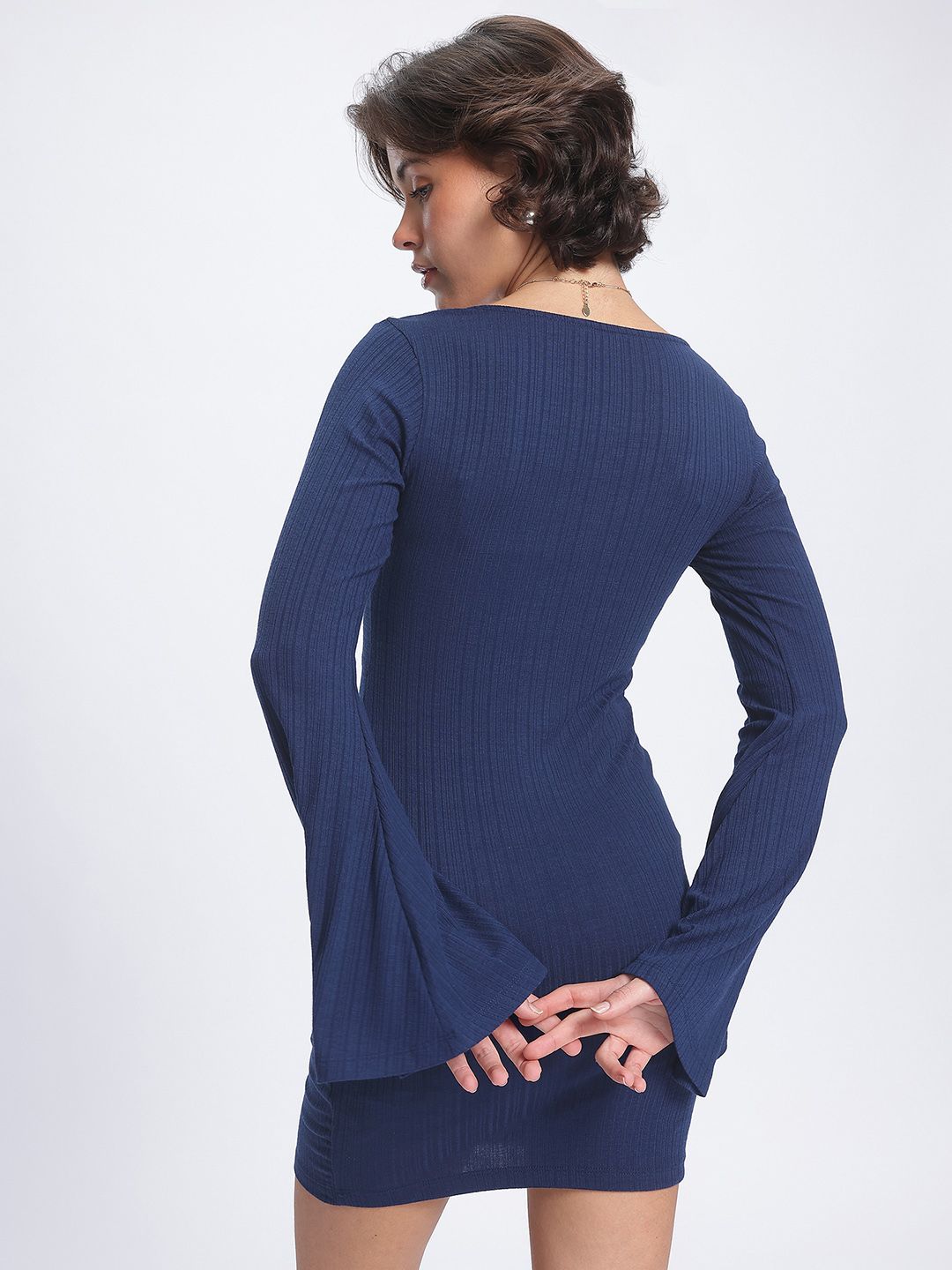 DressBerry Ruched Bodycon Mini Dress