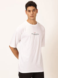 Thomas Scott Round Neck Typography Cotton Oversized T-shirt