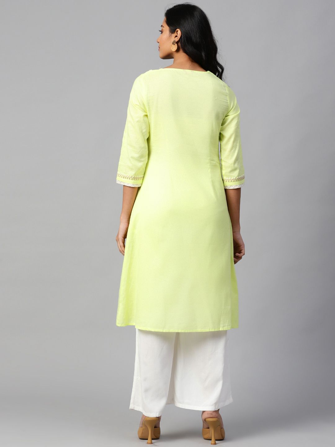 W Women Straight Cotton Kurta