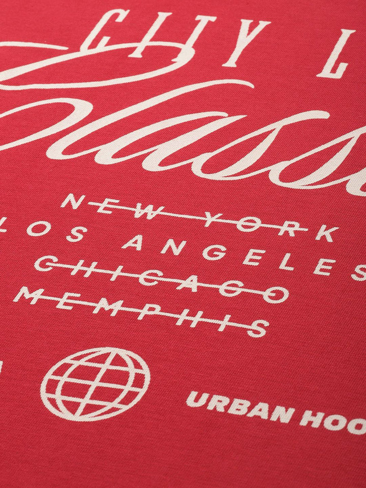 DILLINGER Typography Printed Pure Cotton Boxy T-shirt