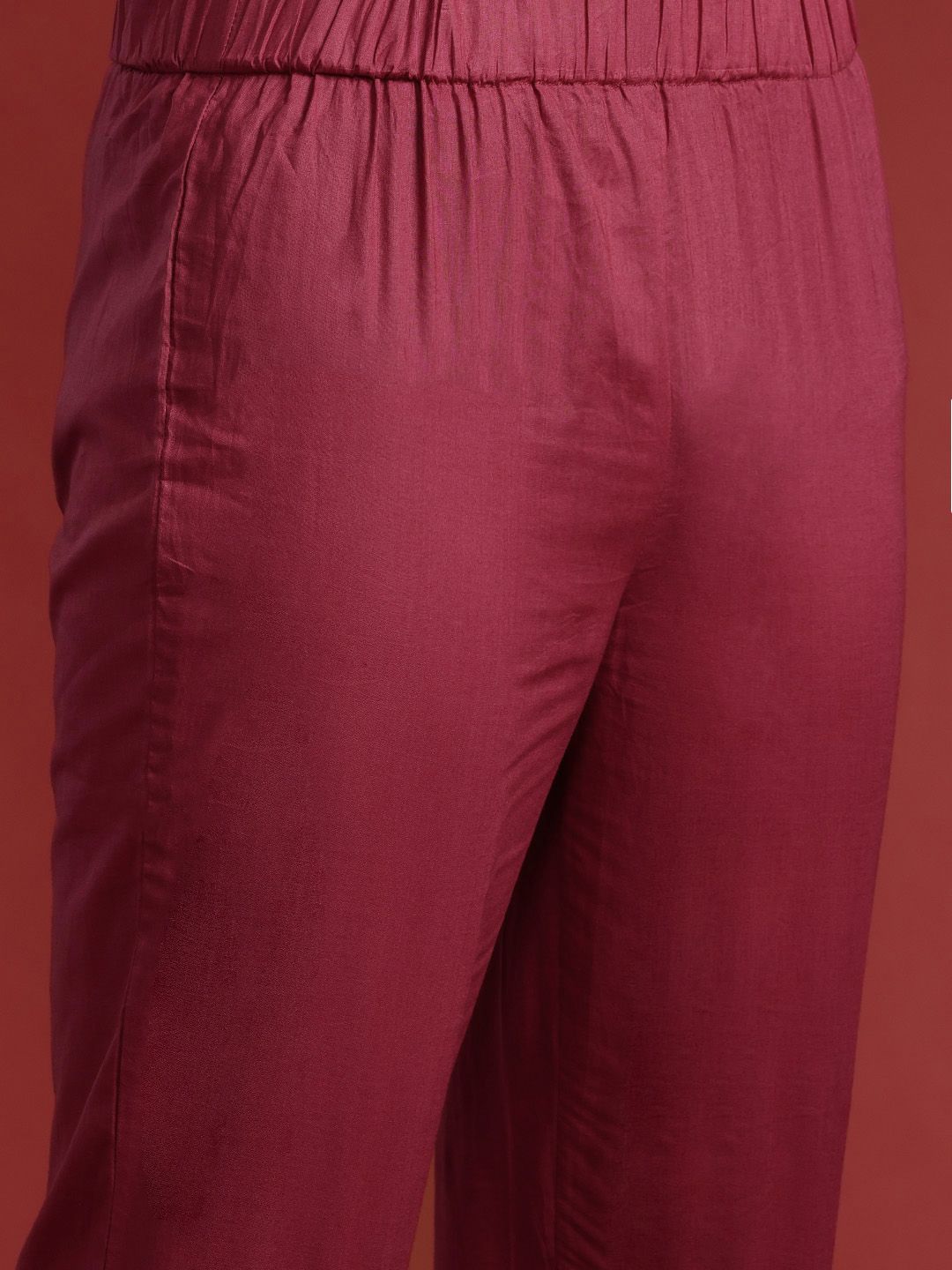 Anouk Printed Regular Pure Cotton Kurta with Trousers