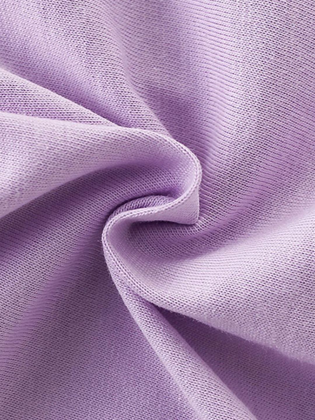 YK Print Puff Sleeve Cotton Top