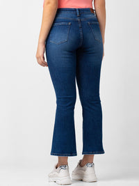 SPYKAR Women Elissa Cotton Bootcut High-Rise Light Fade Jeans