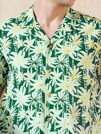 DENNISON Floral Printed Oversized Casual Shirt