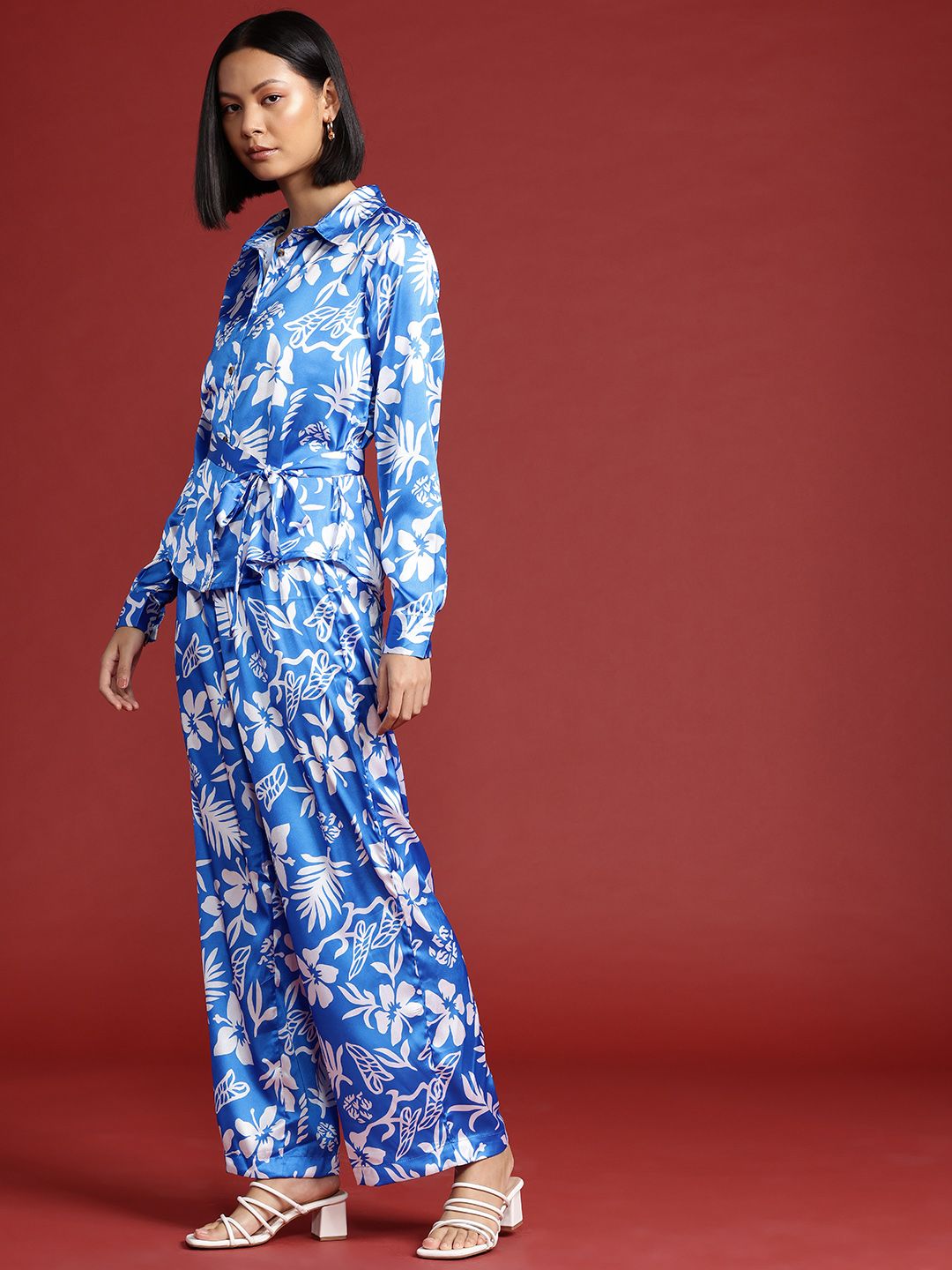 all about you Satin Finish Printed Co-Ords