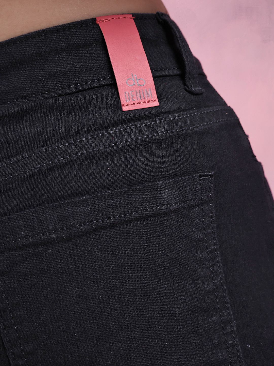 DressBerry Women Mid-Rise Stretchable Mom Fit Jeans