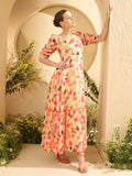 Antheaa Women Floral Printed Maxi Dress