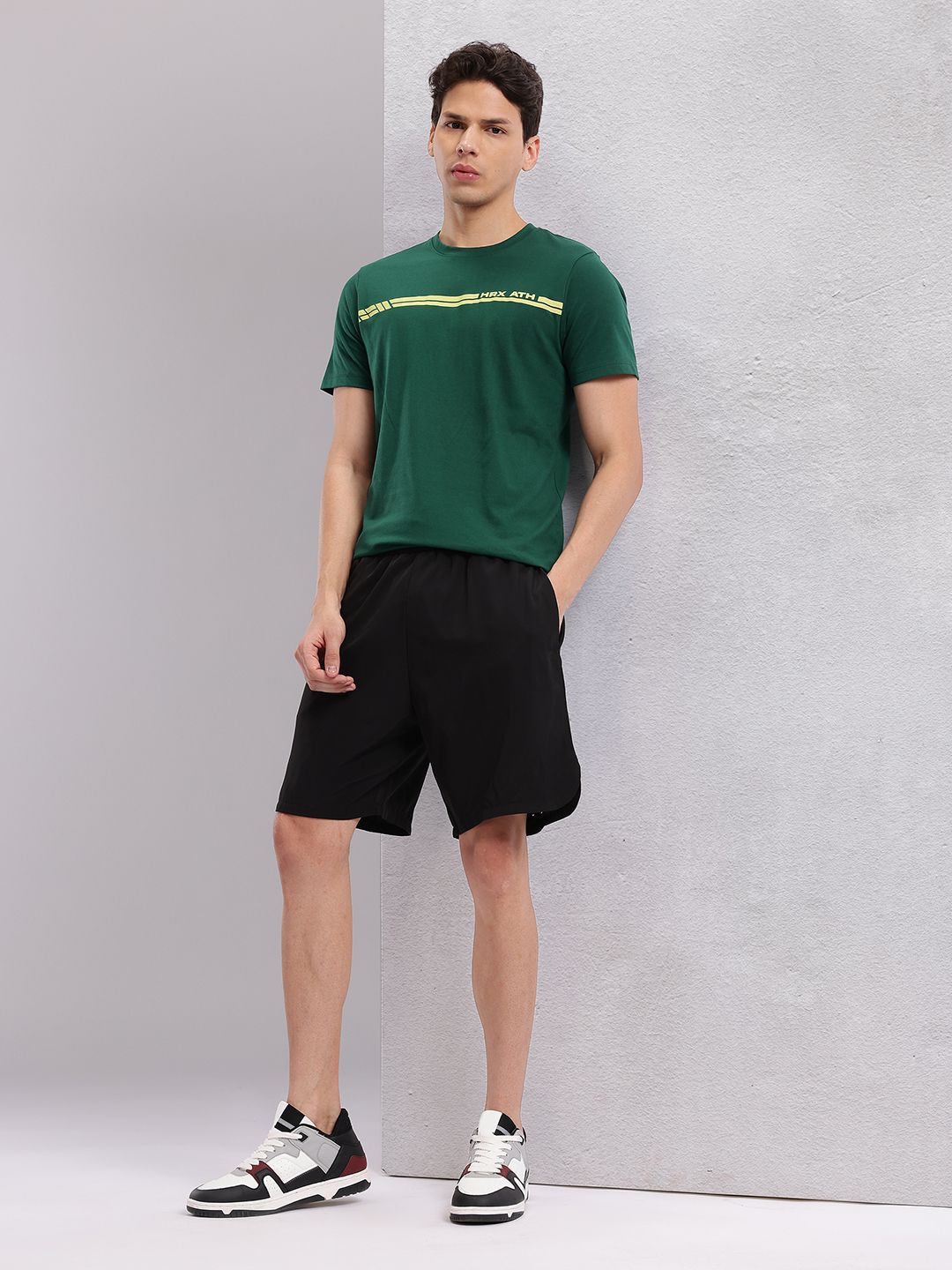 HRX by Hrithik Roshan Striped Lifestyle T-shirt