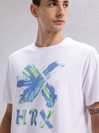 HRX by Hrithik Roshan Brand Logo Print Lifestyle T-shirt