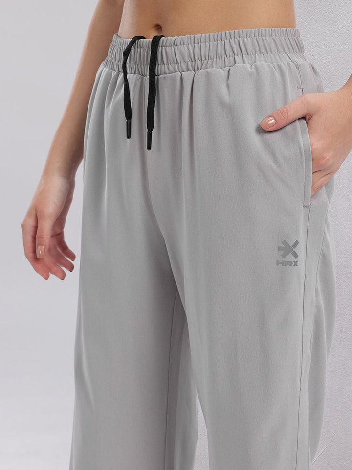 HRX by Hrithik Roshan Women Rapid-Dry Training Track Pants with Side Slits