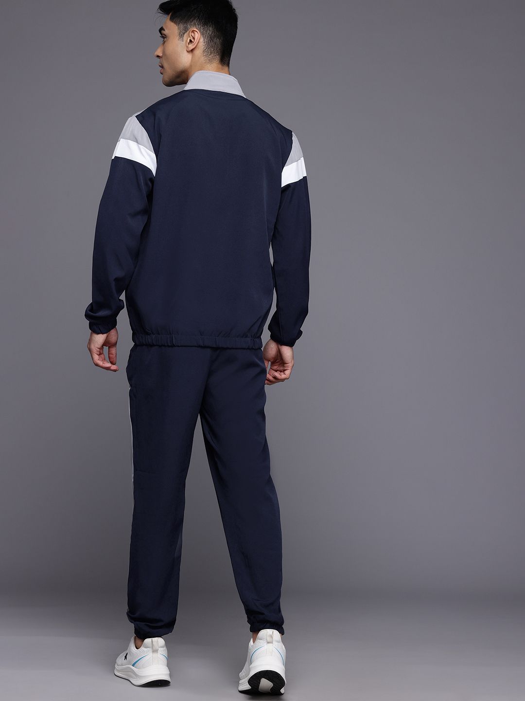 HRX by Hrithik Roshan Colourblocked Rapid-Dry Running Tracksuit