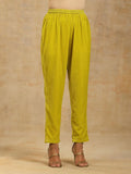 trueBrowns Women Straight Fit Velvet Regular Trouser