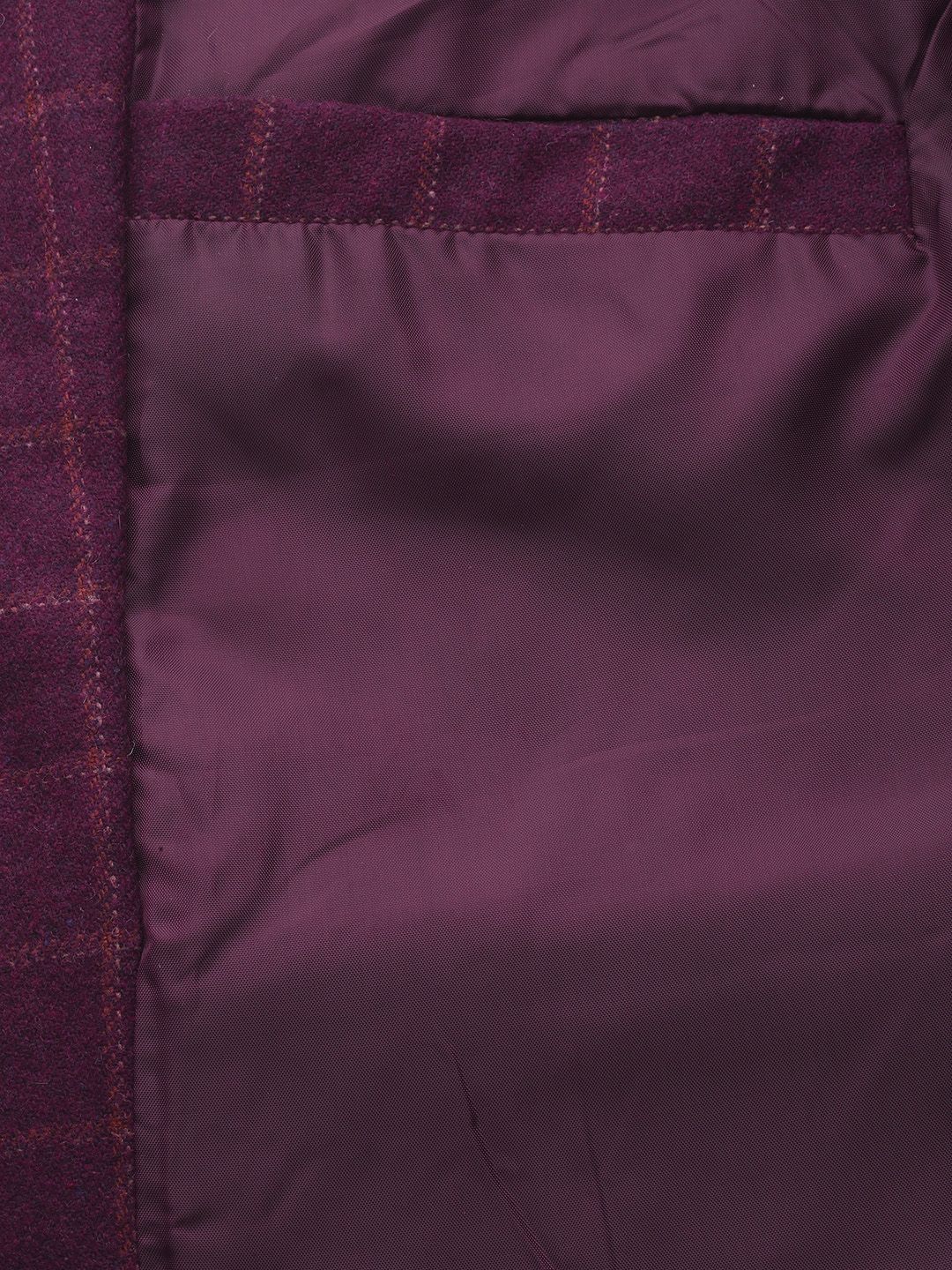 all about you Peak Lapel Checked Double-Breasted Blazer