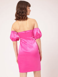 DressBerry Satin Escape Padded Corset Mini Dress