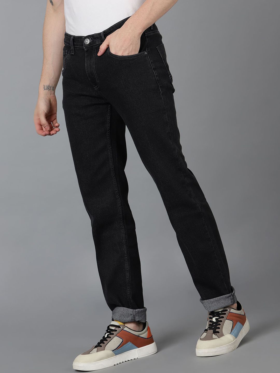 Urbano Fashion Men Stretchable Regular Fit Cotton Jeans